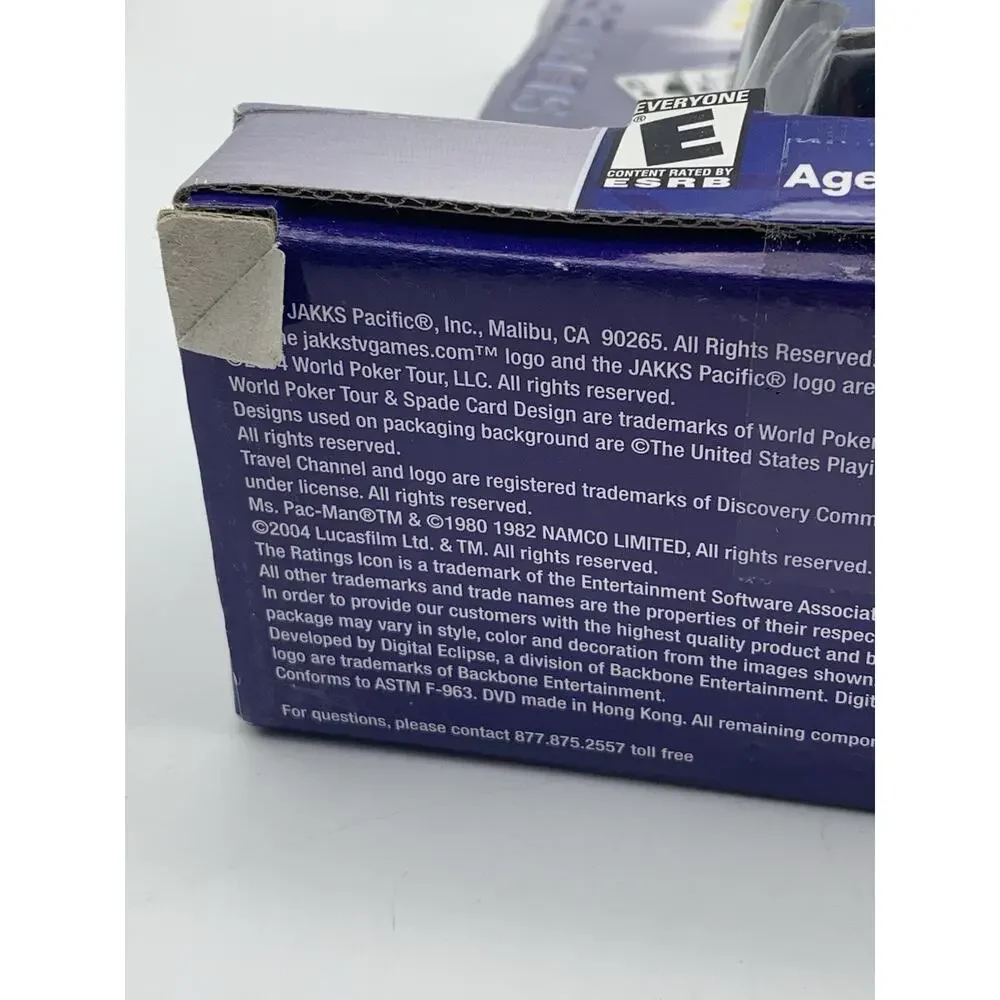 Jakks Pacific, World Poker Tour Platinum‎ Series Plug N Play TV Video Game NEW